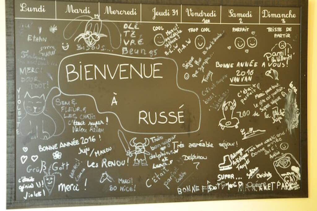 Petits messages de nos visiteurs, merci à tous....