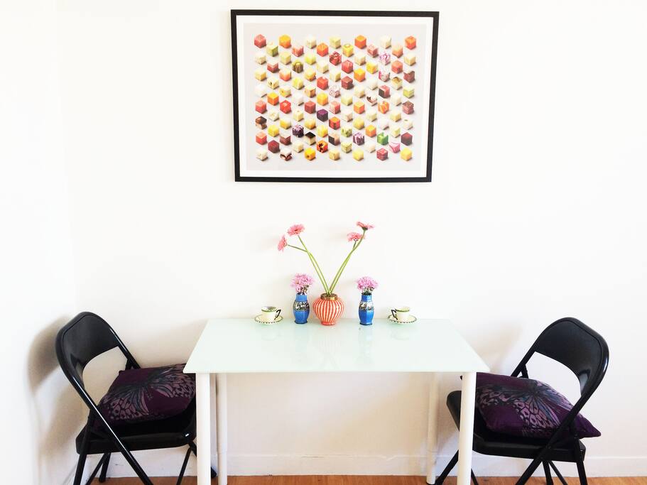 Breakfast table