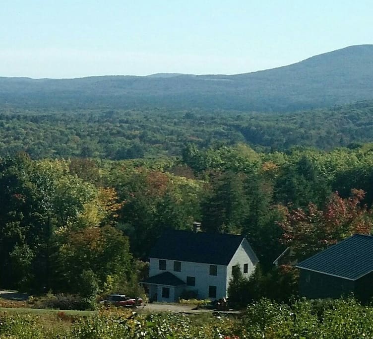 One of the vistas. The Cider House is the green building in the corner of the photo. More pictures will be posted ASAP!