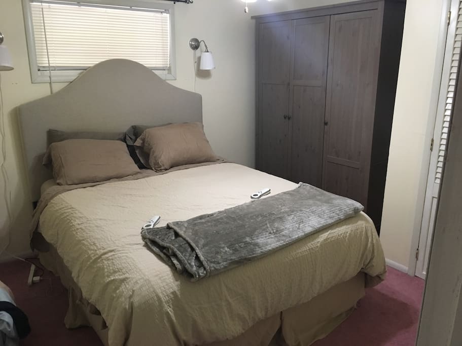 Bigger of 2 bedrooms - Queen Sleep Number Bed.