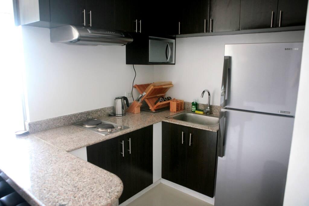 Fully equipped kitchen