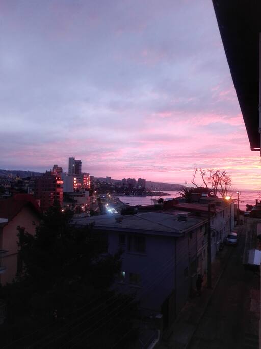 Atardecer.