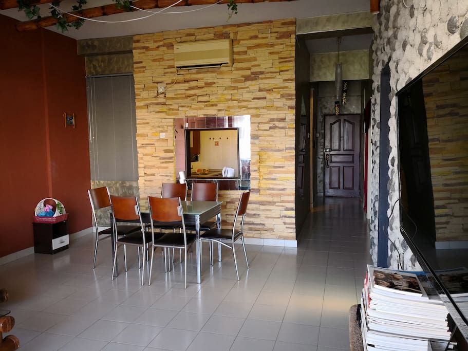 Living Hall-View from Corner TV