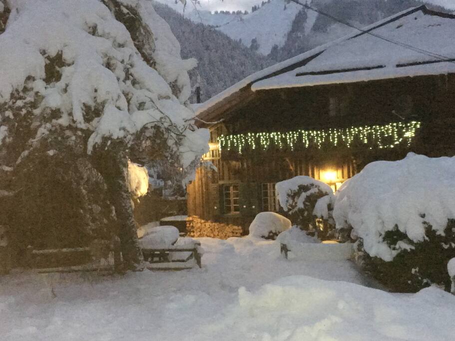 Snowy car park scene 18 Dec 2017 Christmas is coming.....