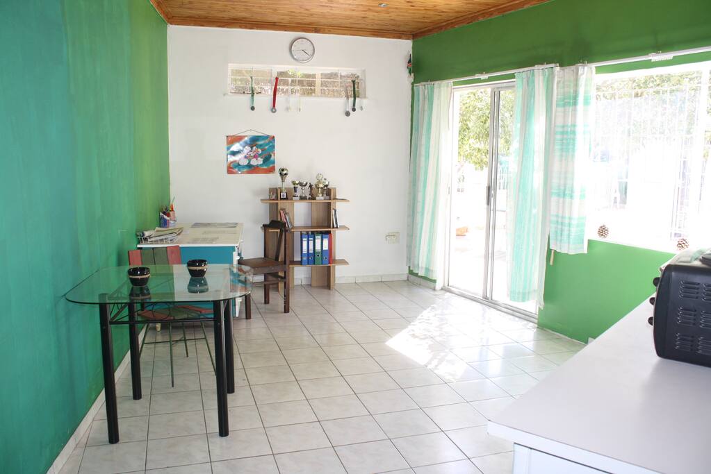 Kitchen and Living room