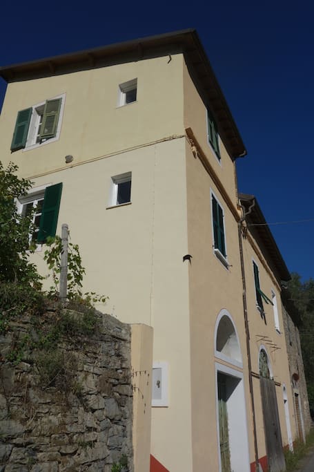 Vue extérieure de la maison