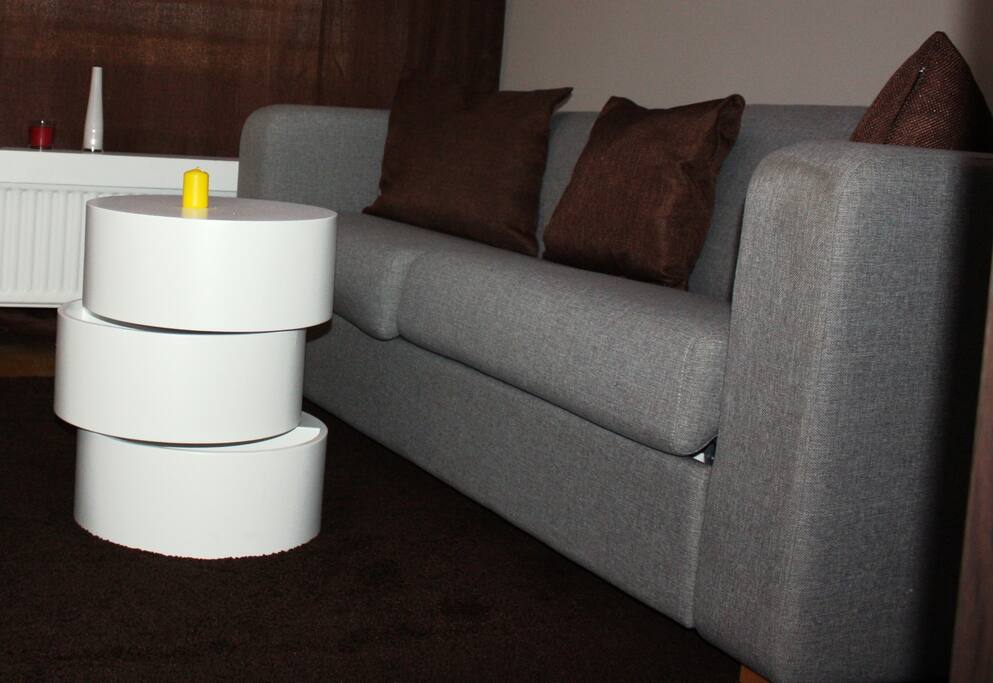 Wohnbereich mit Schlafsofa