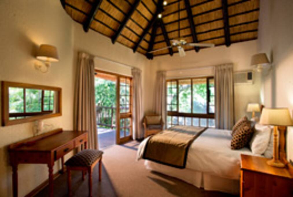 Main Bedroom with a door leading onto the veranda