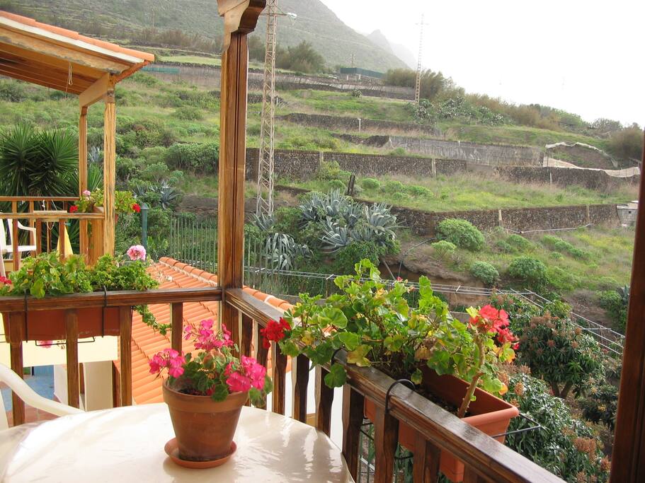 Vista a las montañas
