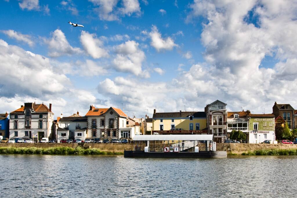 Trentemoult, village de Bord de Loire face à Nantes.