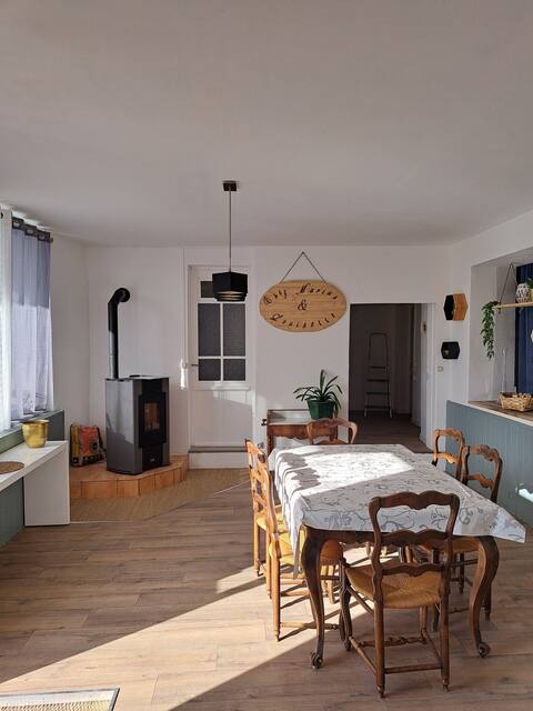 Beautiful village house overlooking the Ardèche