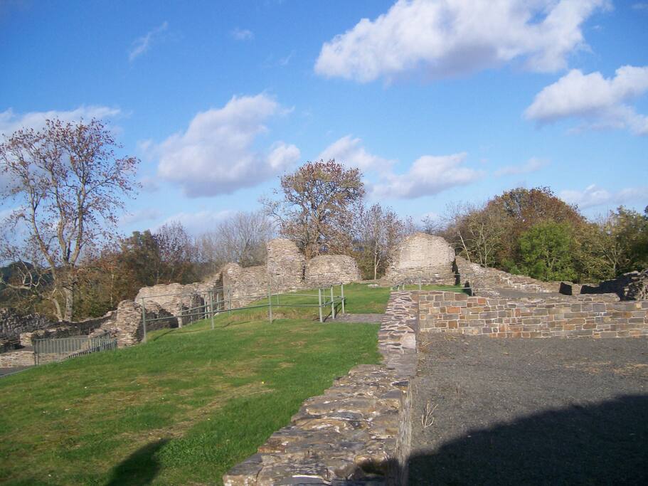 Nearby Dolforwyn Castle
