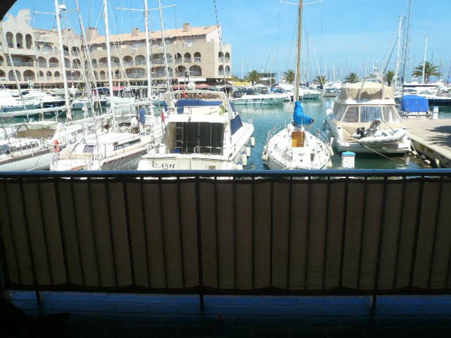 Relaxing view from the balcony