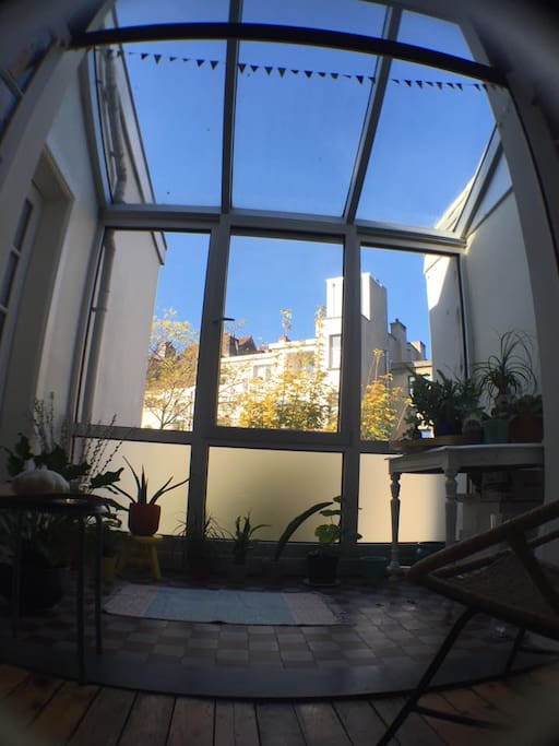 Indoor terrace