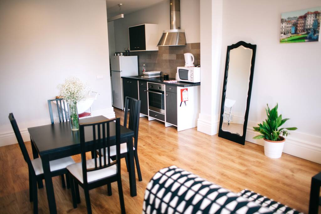 Living Room & Kitchen