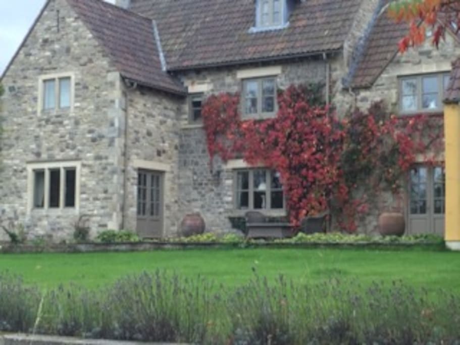 Back view of the house