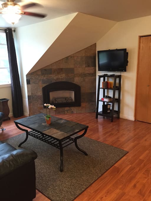 Gas Fireplace & HDTV!