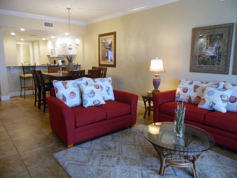 Gulf Front Living Room