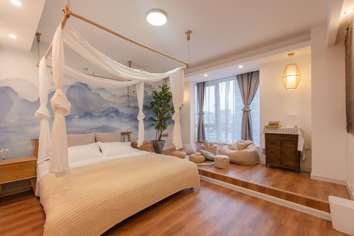 『温度 未见』青岛心脏位置/地暖/离万象城50M/步行到五四广场/奥帆中心/ 停车只能停万象城 慎拍