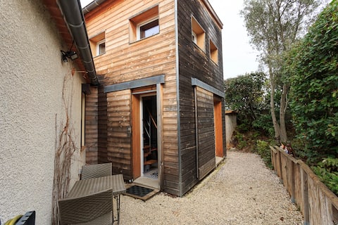 Small air-conditioned wooden  house