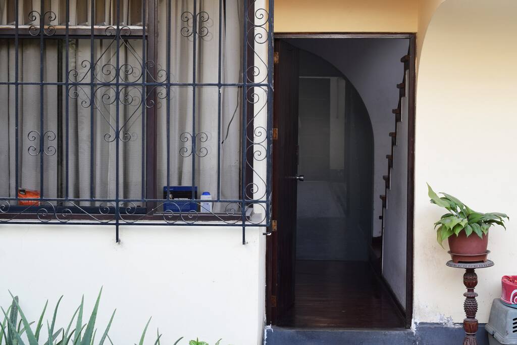 This is the entrance to our home!