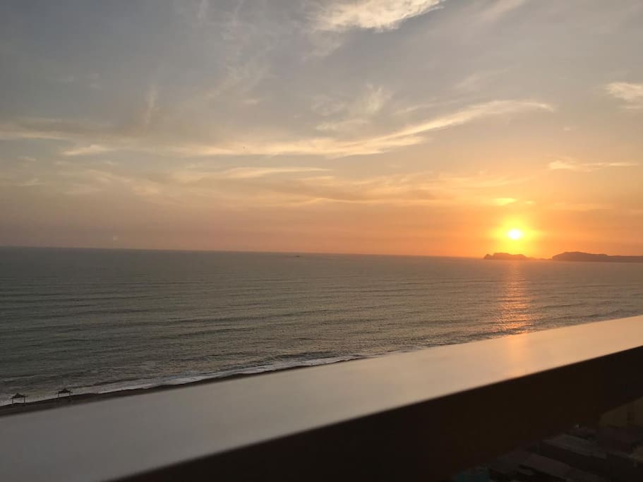 Sunset from Master Bedroom Balcony
