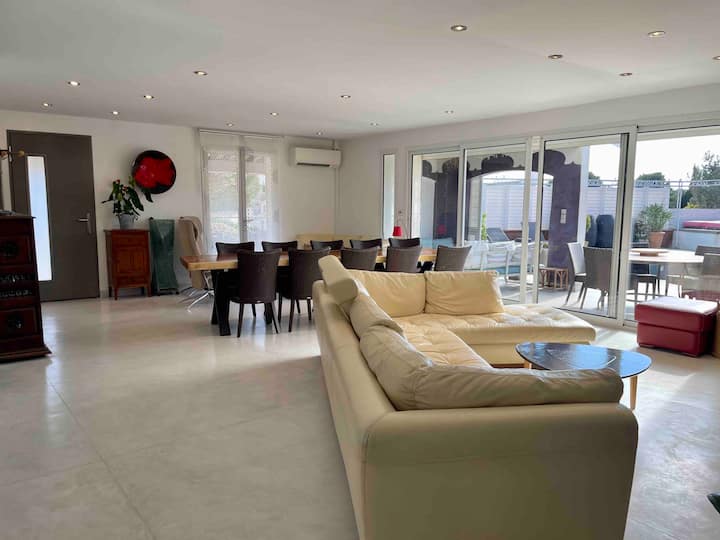 Villa 4 Chambres, Grande Piscine, 5 Min De La Mer - Sausset-les-Pins