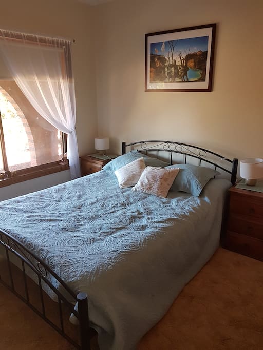 Bedroom with queen bed