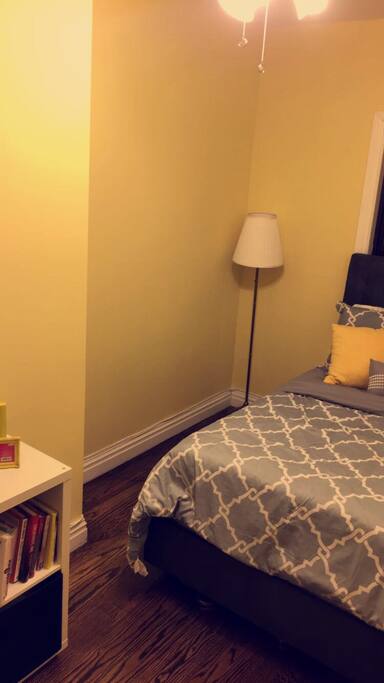 Bed is memory foam and extremely comfortable!