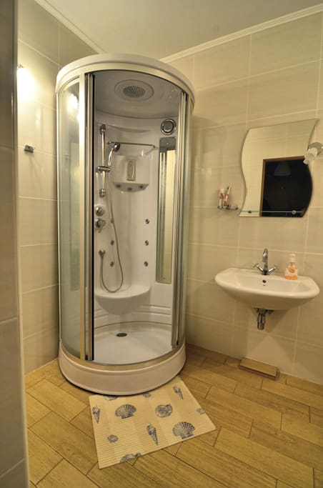 Second bathroom with shower