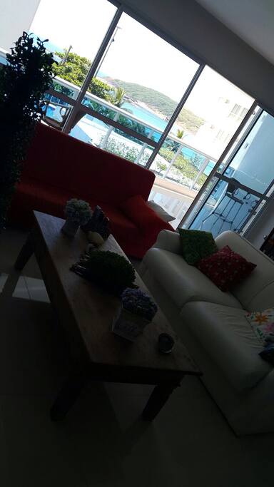 Sala de estar grande e muito confortável