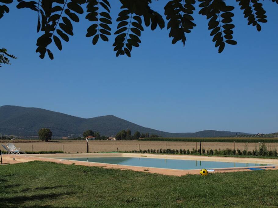 veduta dalla piscina