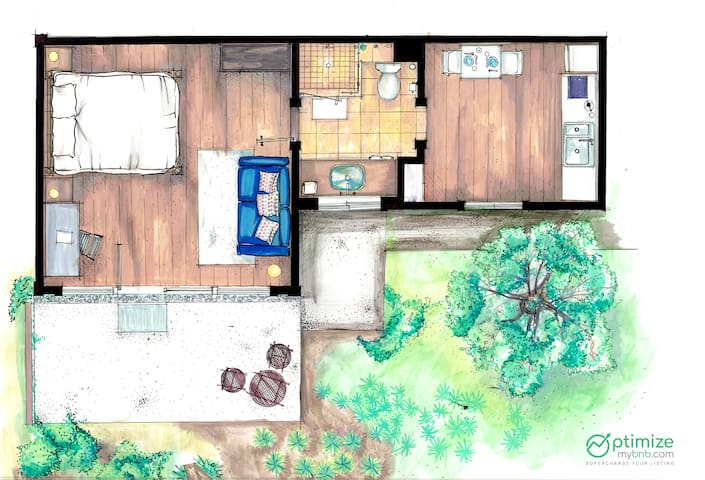 ⭐️Private Entrance/Bath | 20min to SF | Garden