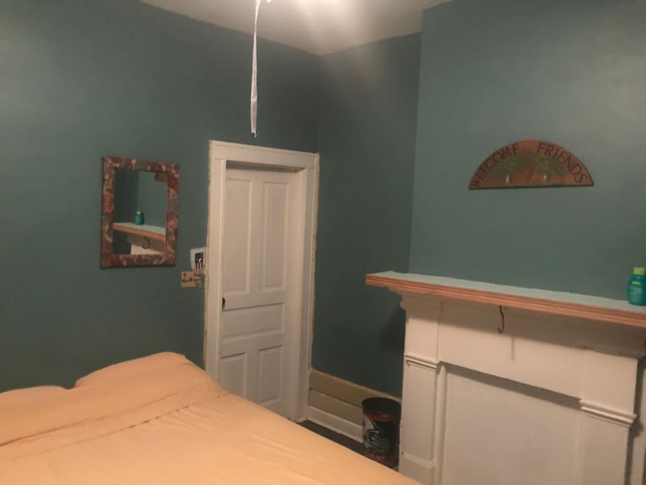 Front Bedroom totally separate from the rest of the apartment affords privacy
