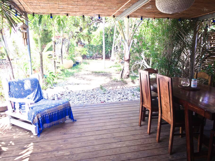 Terrasse rez de chaussée sur jardin