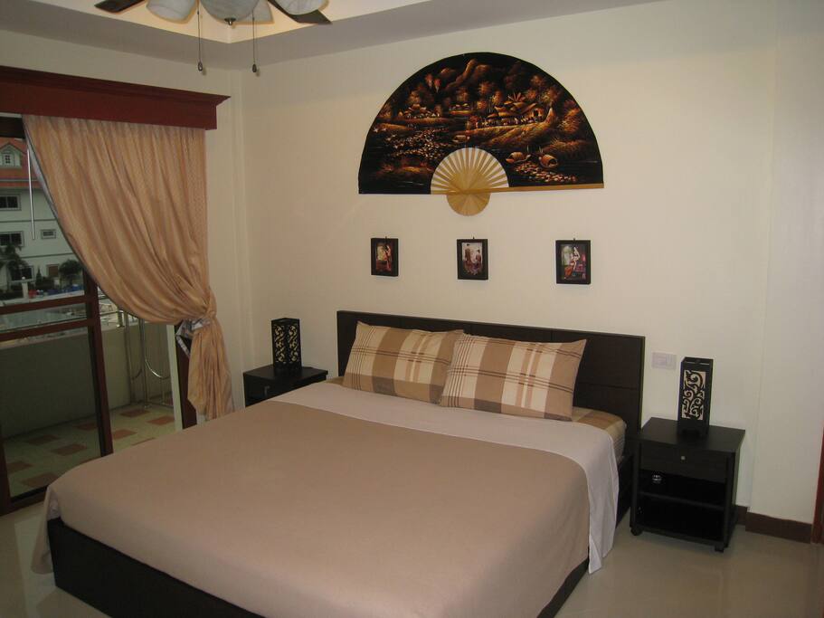 Chambre ouvert sur terrasse