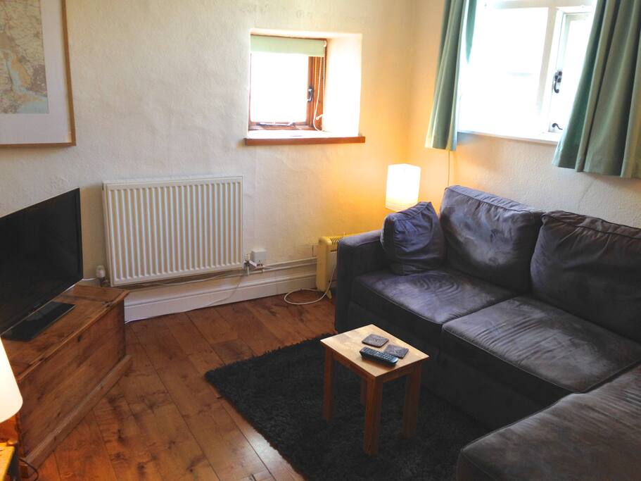Sitting room with sofabed
