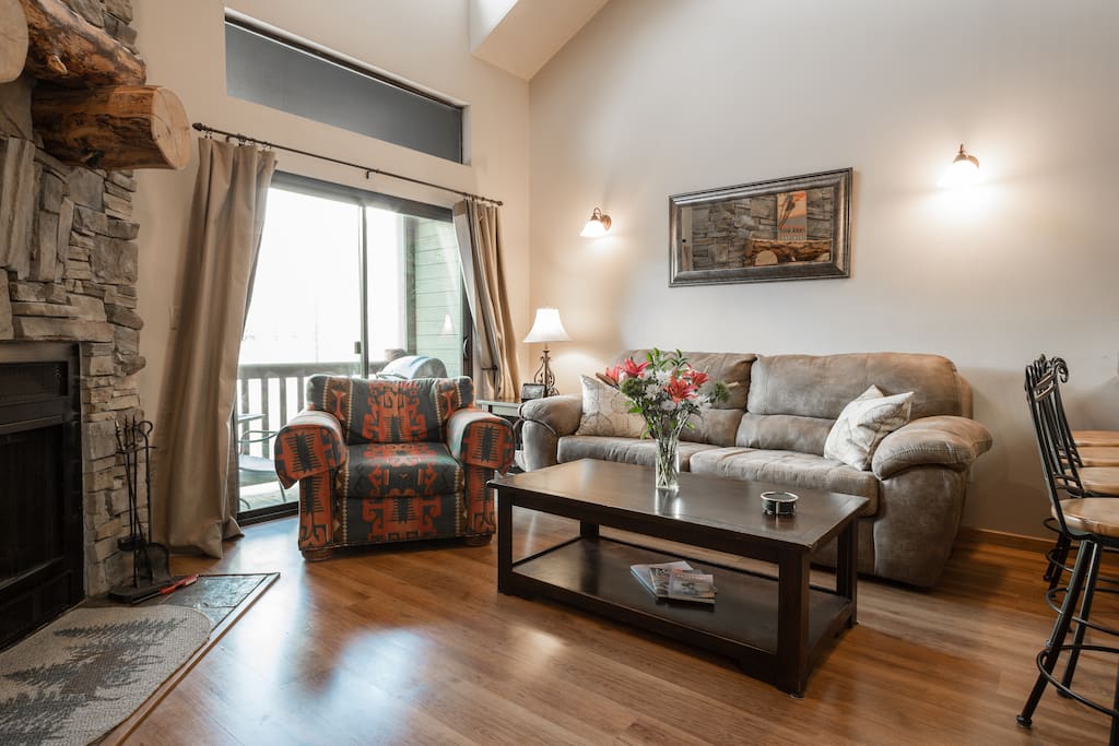 Comfortable seating in the living area