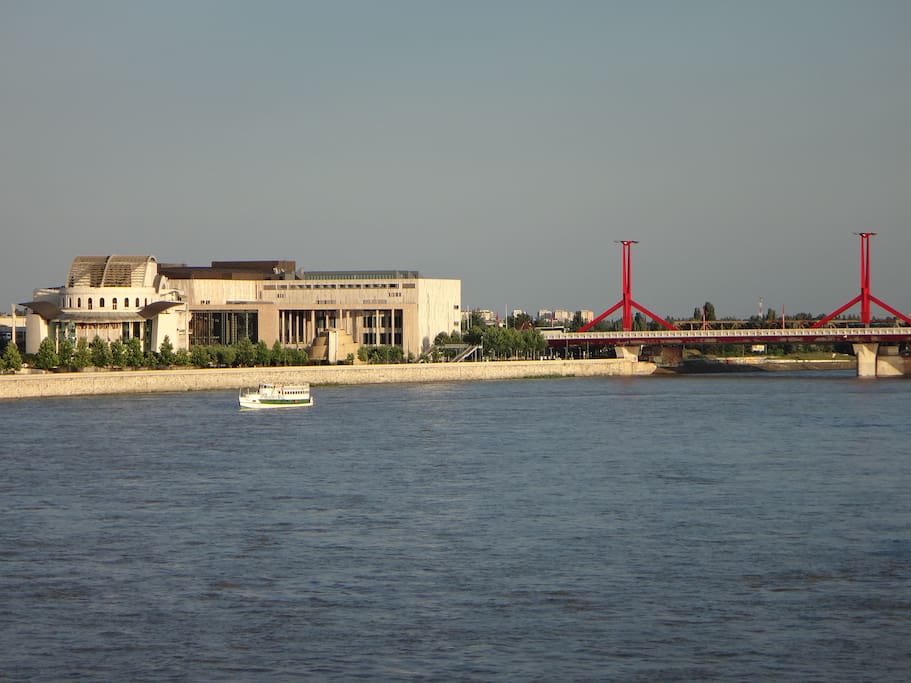 Panorama with the Hungarian National Theatre