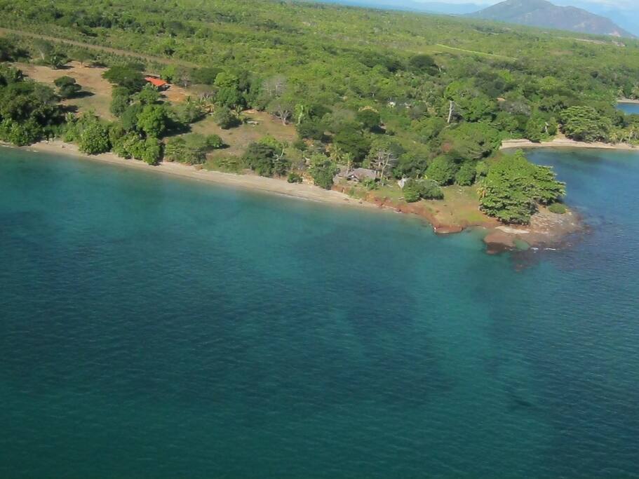 Ecolodge Doudou vue d'avion