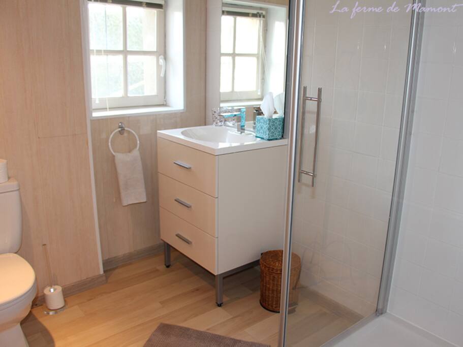 La salle de bain du rez de chaussée