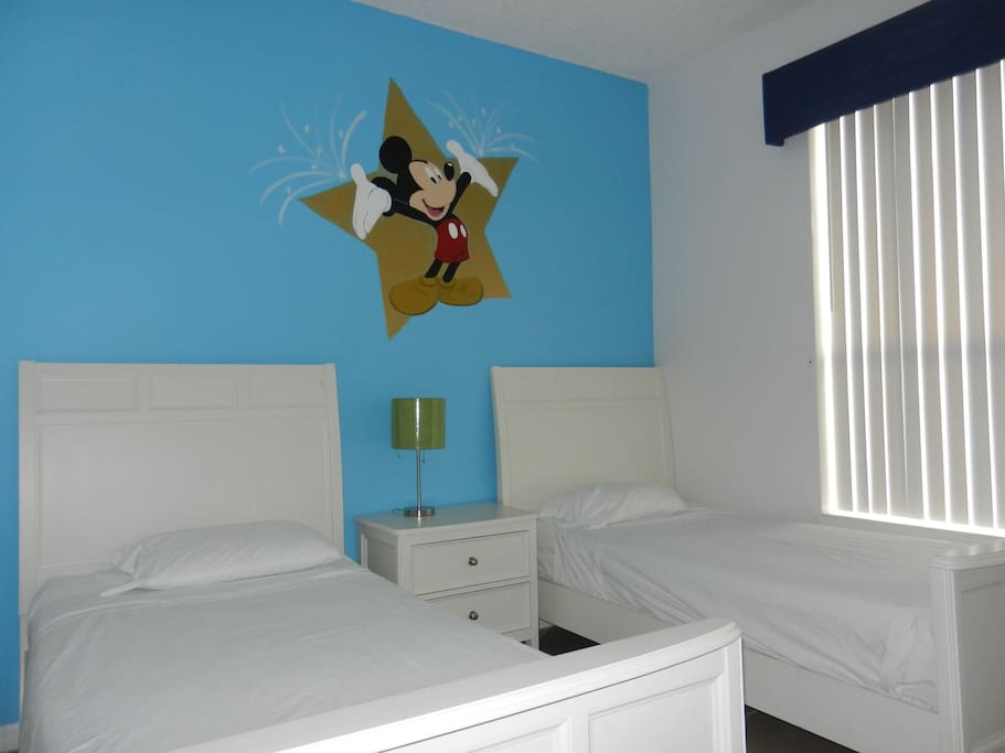 Mickey's room to share with the kids