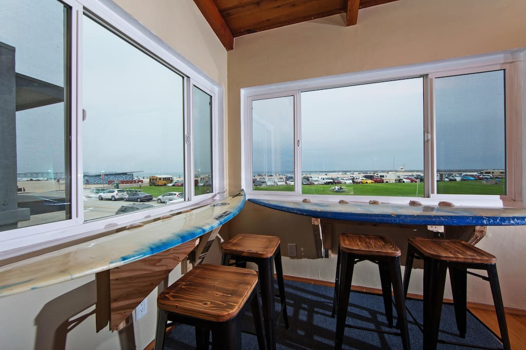 Views of the ocean from the Breakfast Nook.
