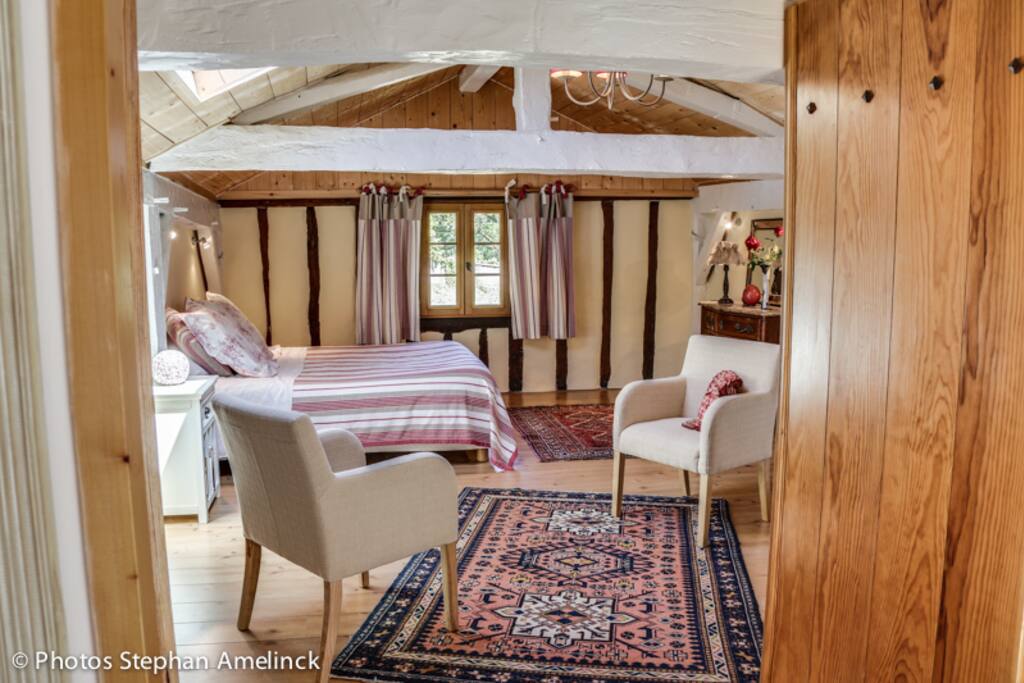 Chambre de la suite Airial (suite 55m²)