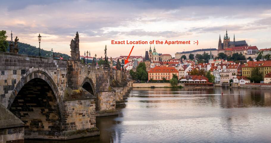 Brand New CHARLES BRIDGE Apartment ⭐️
