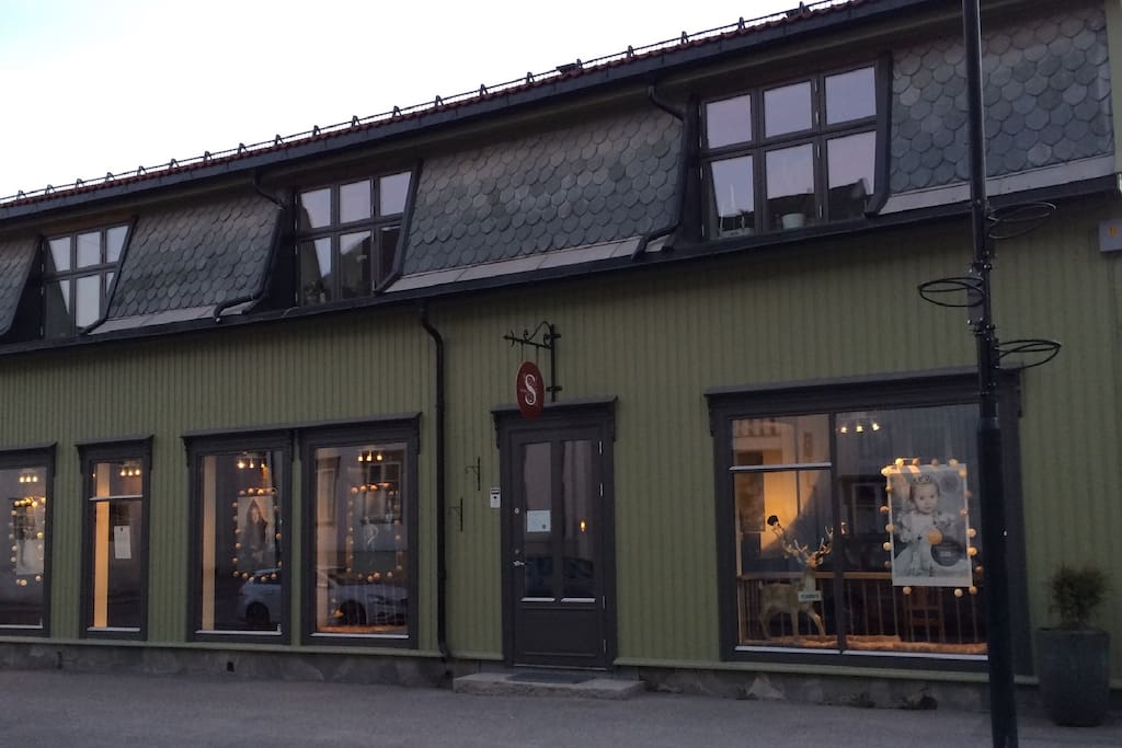 Eiendommen fra frontsiden
