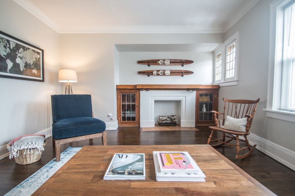 Cheeky Living Room w/ Great Space to Relax and Enjoy a French Press Coffee