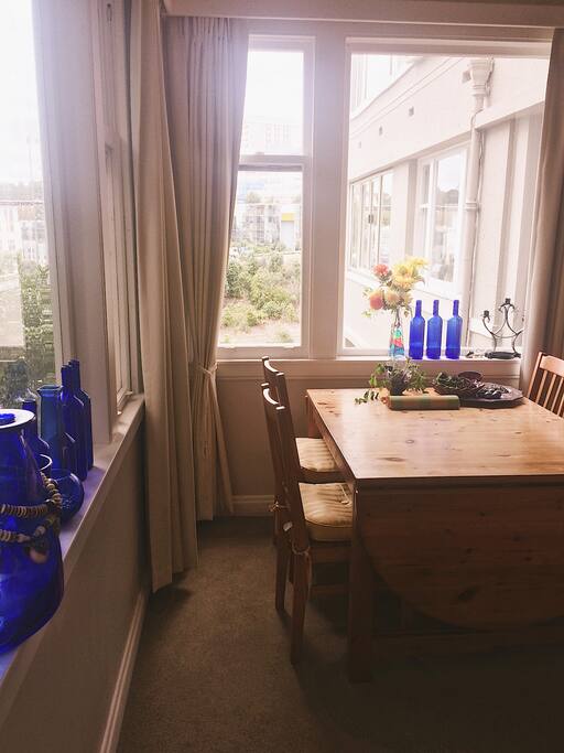 the lounge - view towards the street