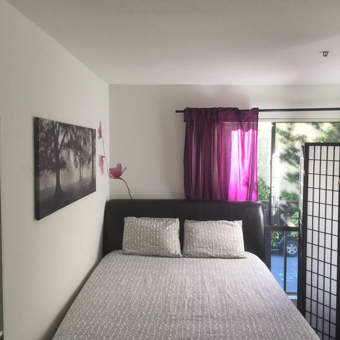 This is the largest and most comfortable bed with a therapeutic mattress. The queen sized beds are first come first serve so if you make the booking first we will make sure you get this bed.