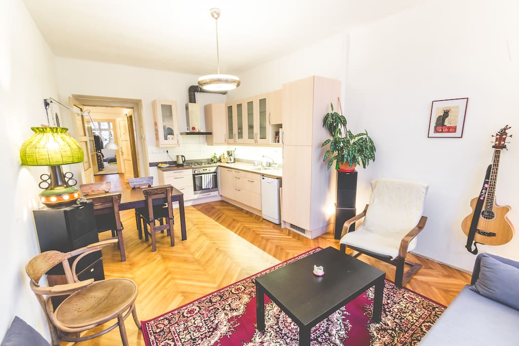 Living Room & Kitchen